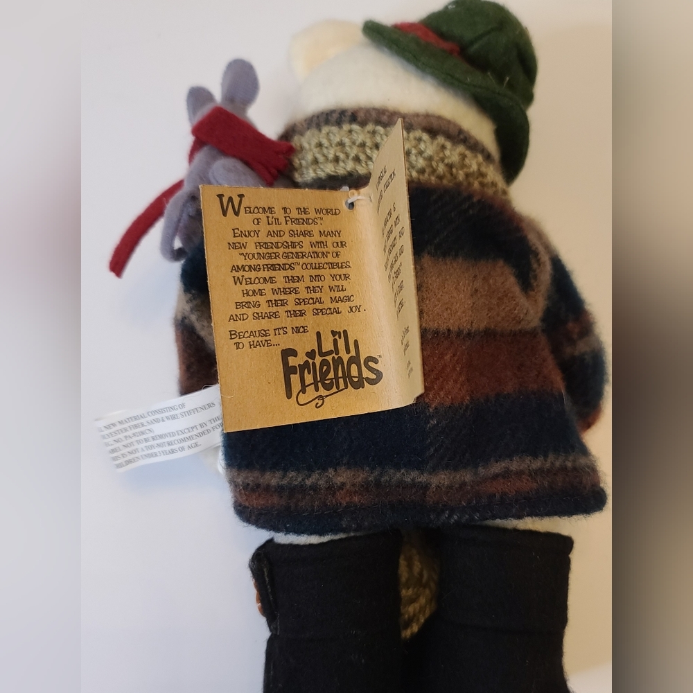 Rare Vintage Lil Friends Teddy Bear Timmy doll with box Collectible 9" - Picture 5 of 9